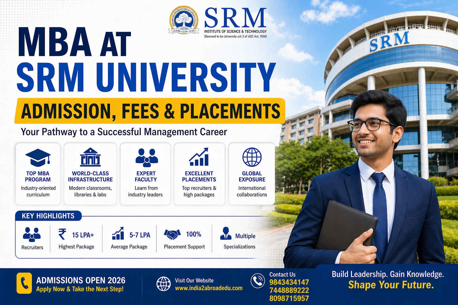 College shortlisting support for students in India