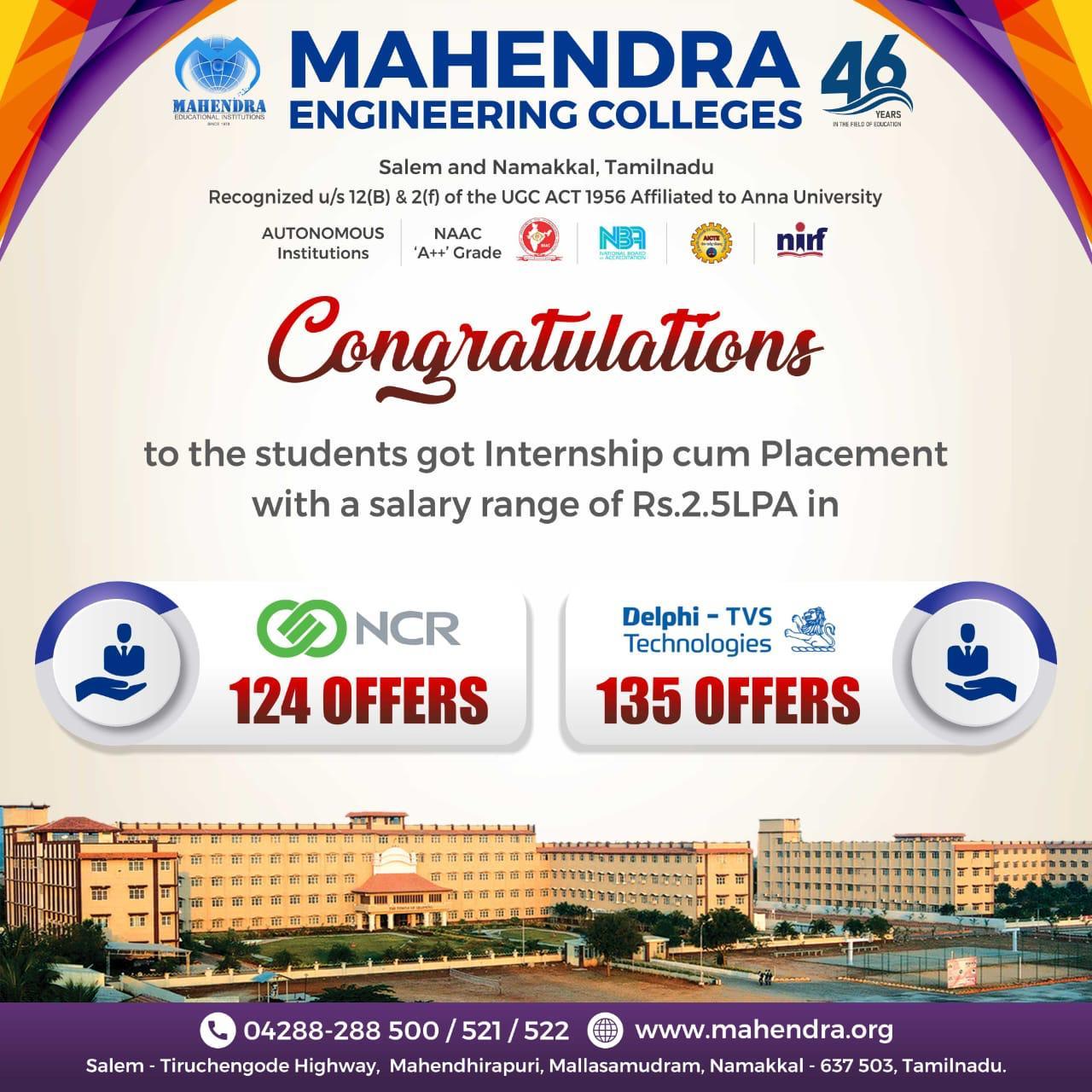 Mahendra Group of Institutions placement image 3