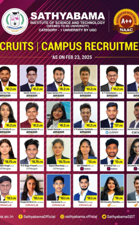 Sathyabama Institute of Science and Technology placement image 1