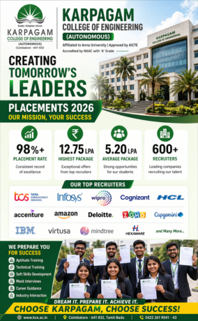 Karpagam College of Engineering placement image 3