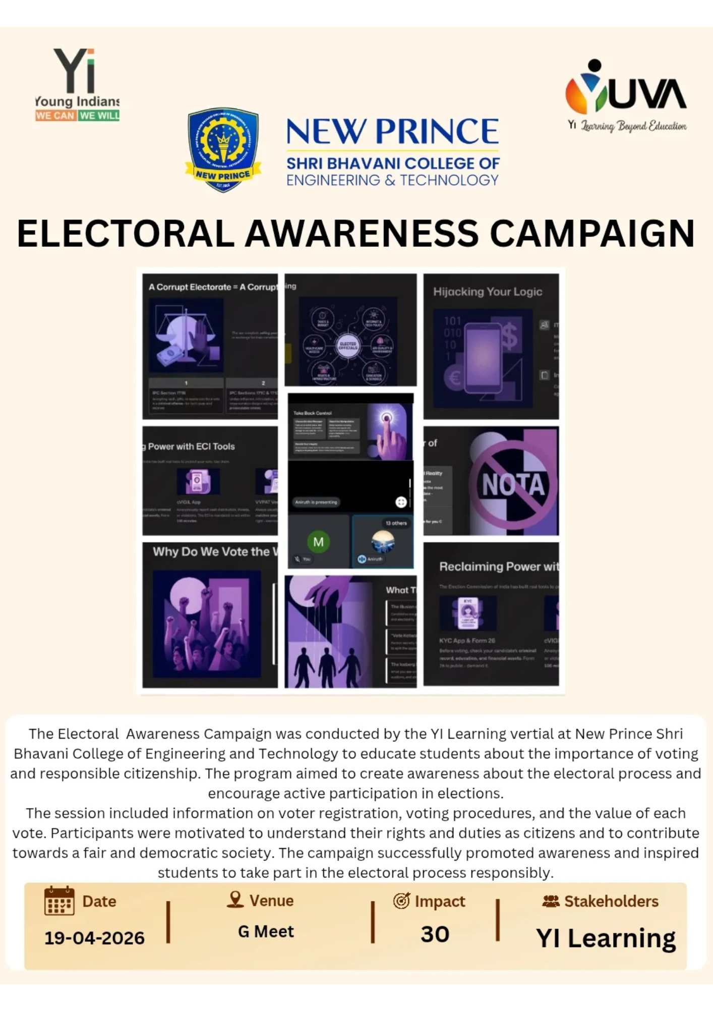 New Prince Shri Bhavani College of Engineering & Technology placement image 2