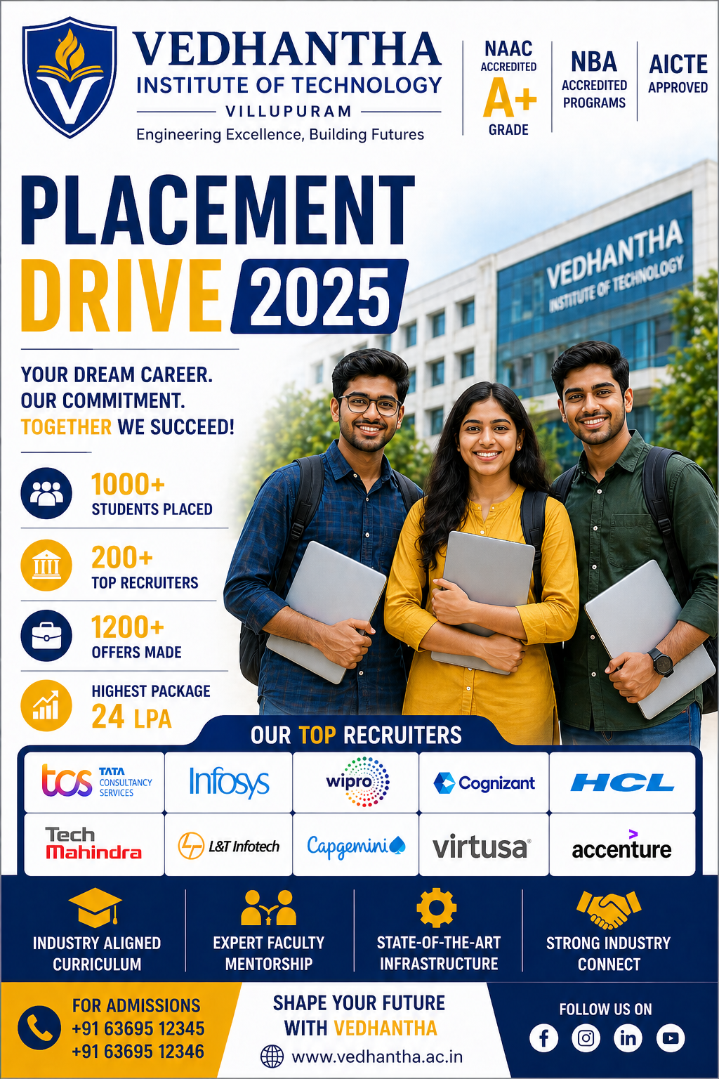 Vedhantha Institute of Technology placement image 2