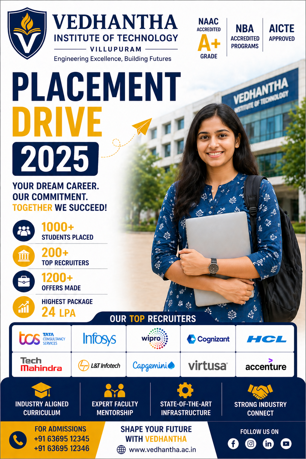 Vedhantha Institute of Technology placement image 1