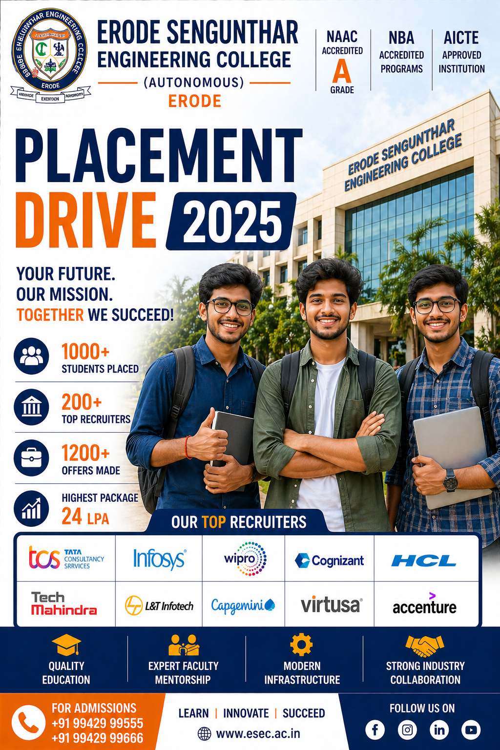 Erode Sengunthar Engineering College placement image 1