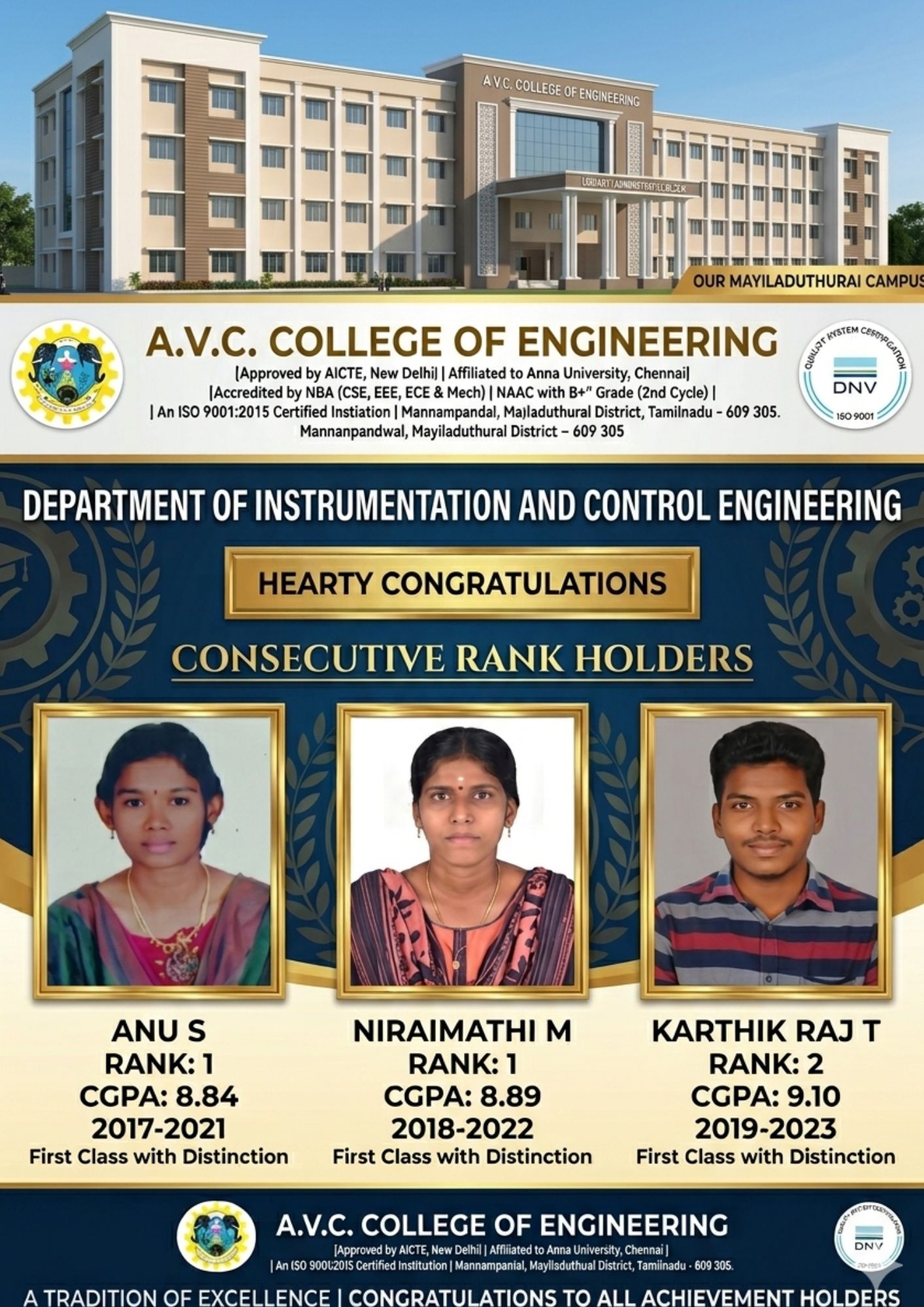 A.V.C. College of Engineering Admission 2026 placement image 1