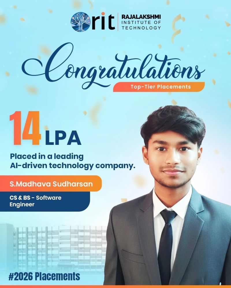 Rajalakshmi Institute of Technology and Engineering placement image