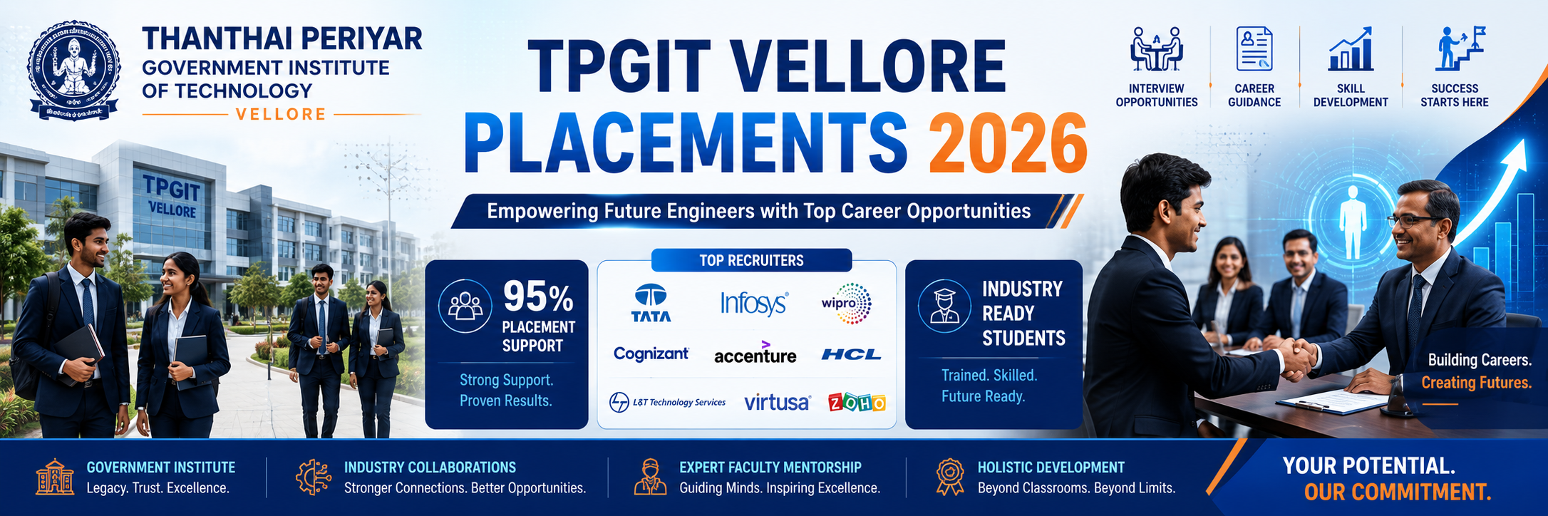 Thanthai Periyar Government Institute of Technology placement image 2