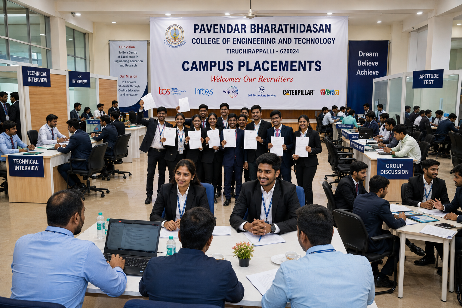Pavendar Bharathidasan College placement image
