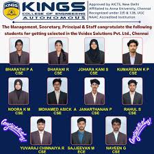 Kings College of Engineering placement image 2