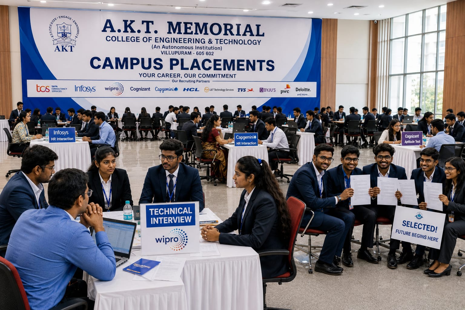 A.K.T. Memorial College of Engineering & Technology placement image