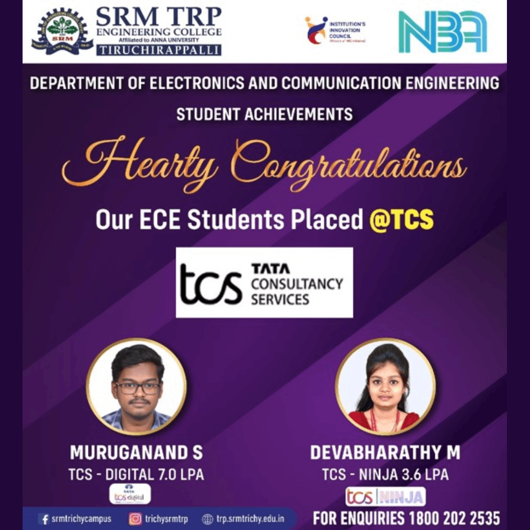 SRM TRP Engineering College placement image 3