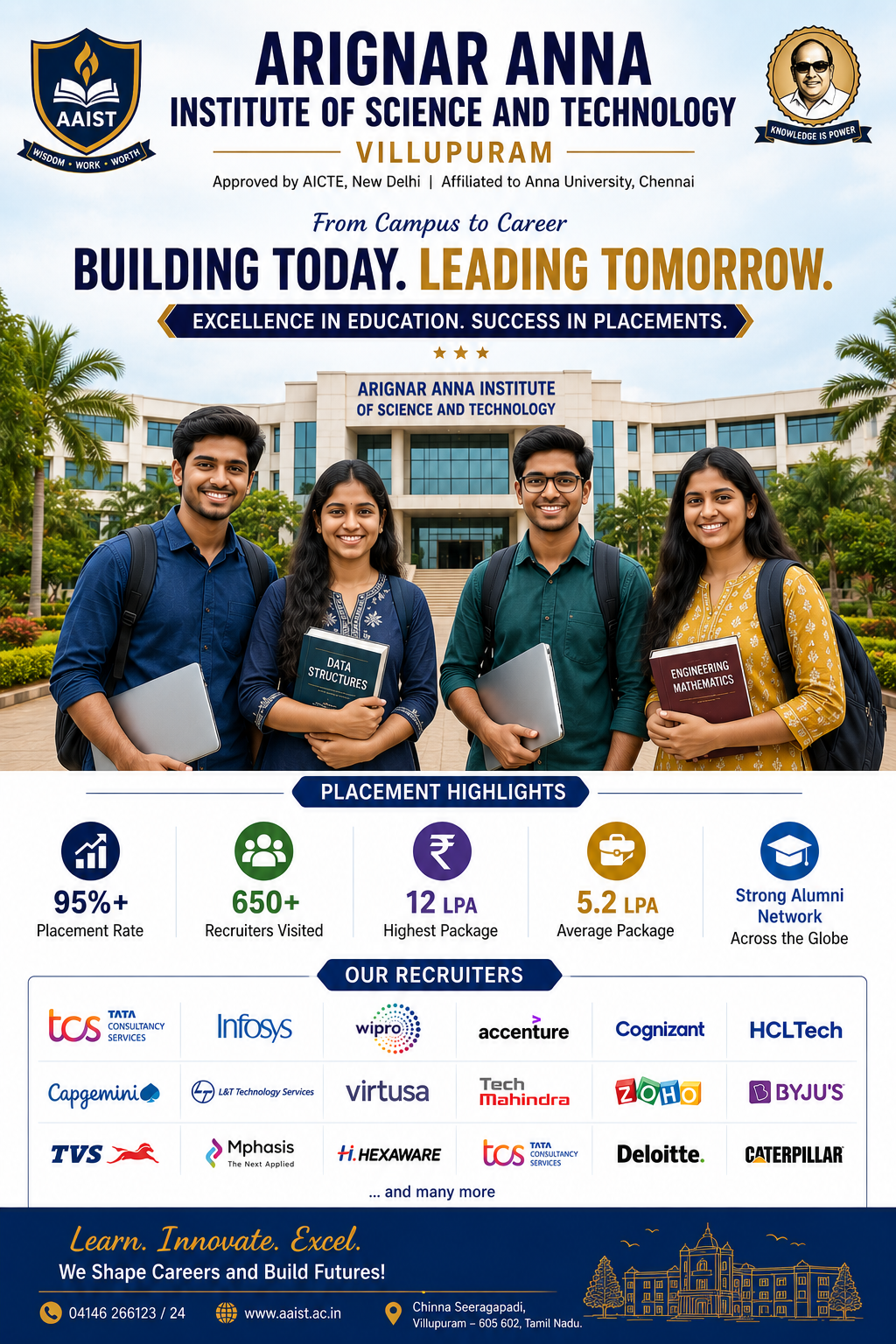 Arignar Anna Institute of Science and Technology placement image