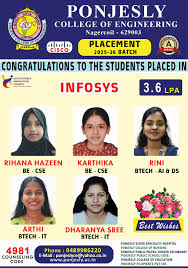 Ponjesly College of Engineering placement image 2